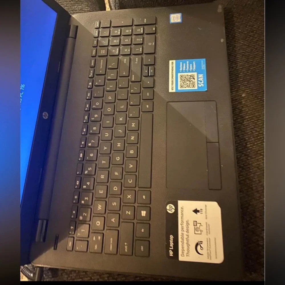 HP touchscreen laptop